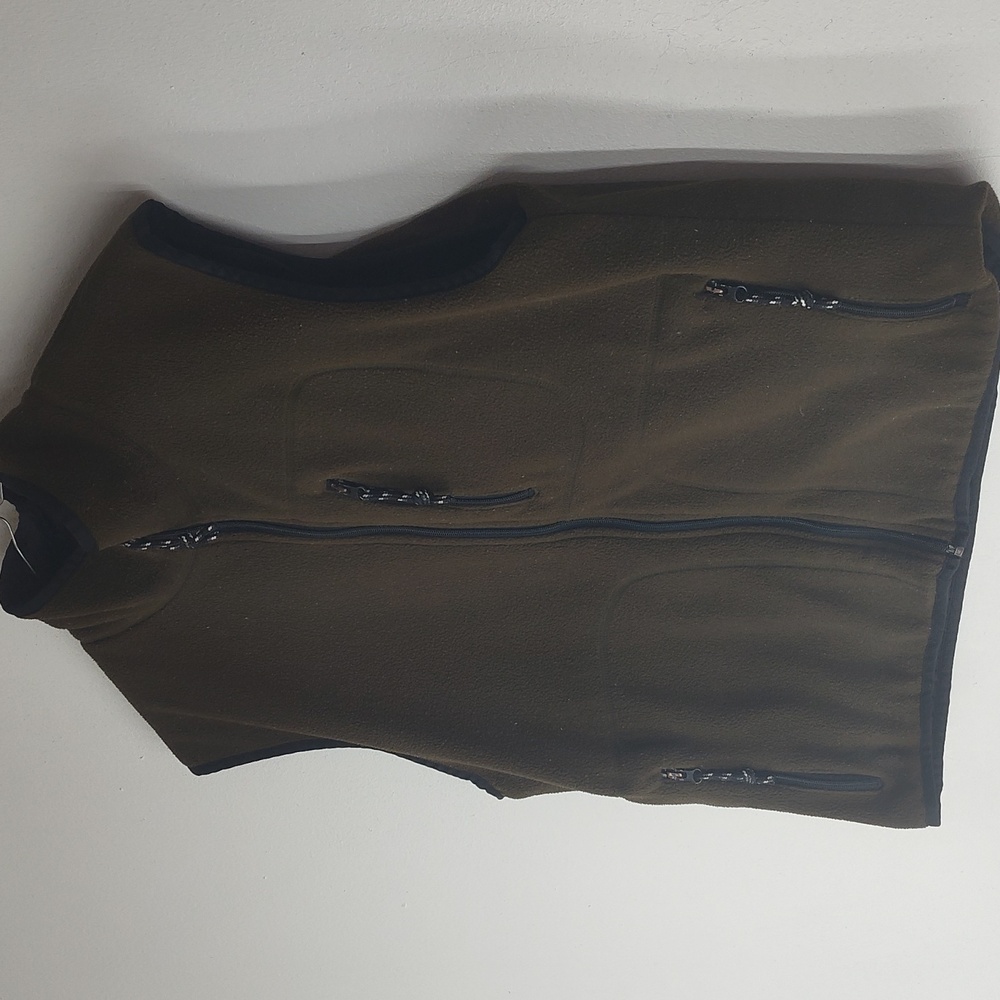 Trader Bay Medium Green / Black Reversible Full Z… - image 2